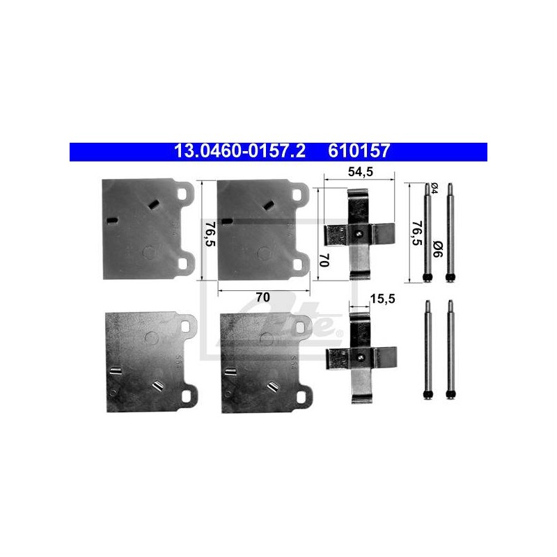 ACCESSOIRES PLAQUETTES DE FREIN