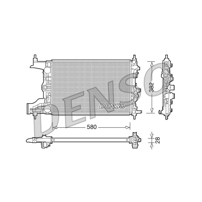 RAD. EAU OPEL ASTRA J