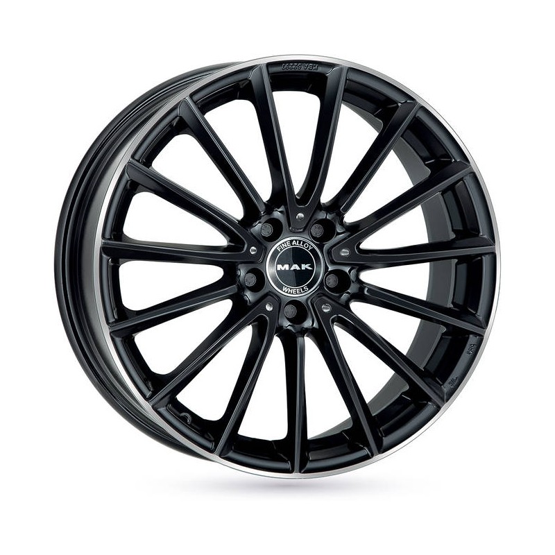 KOMET 17X7.5 5T112 ET48 CB66.6 NOIR BRIL