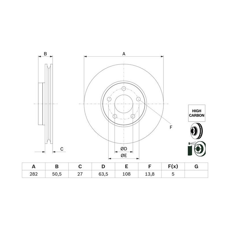 PRIX UNIT DISQ - BD2826 BOITE DE 2