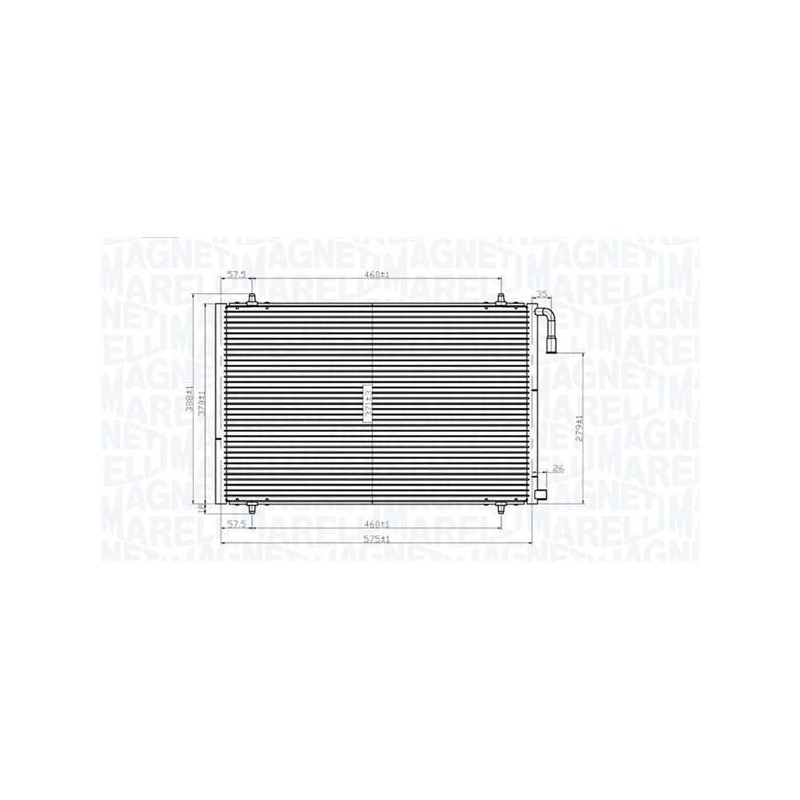 CONDENSEUR POUR PEUGEOT 206/206+