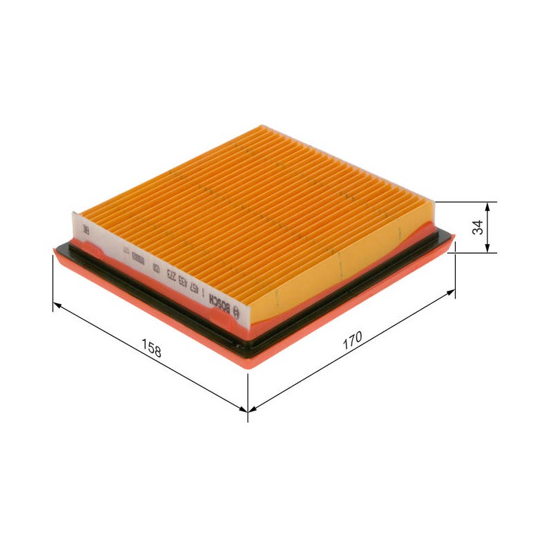 S3273 FILTRE AIR NISSAN