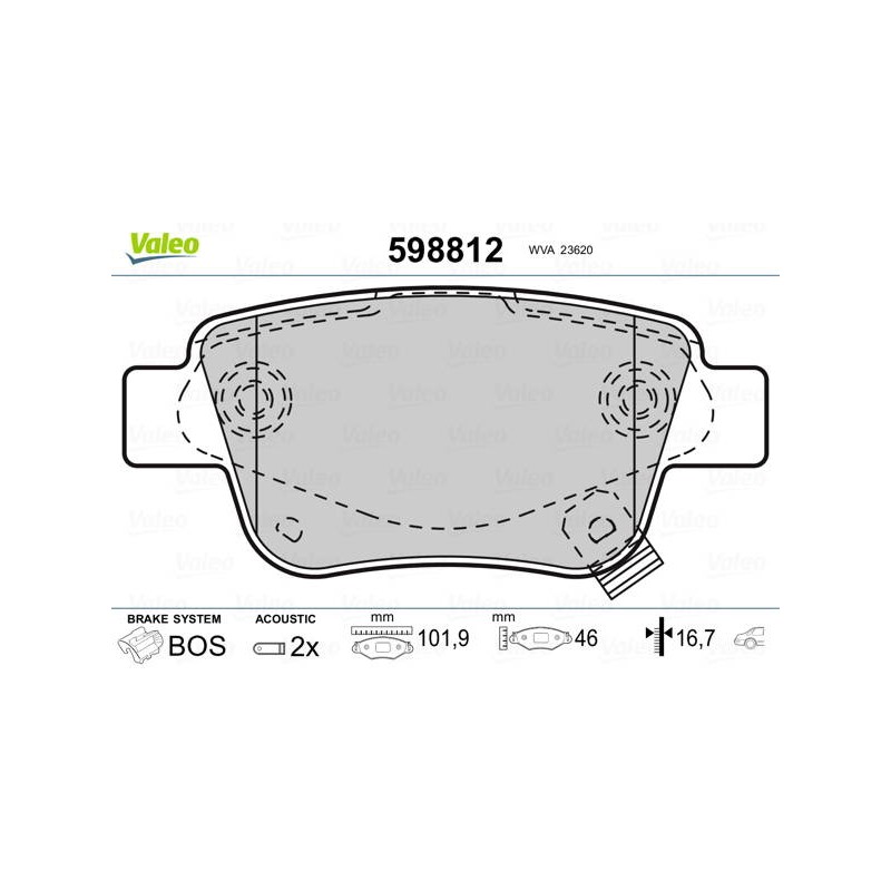PLAQ FREIN TOYO AVENSIS (T25)