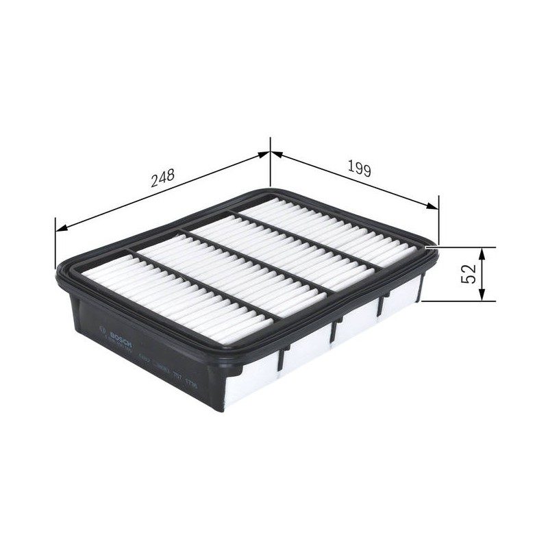 S0165 FILTRE AIR MITSUBISHI