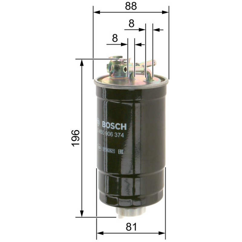 N6374 FILTRE DIESEL VAG