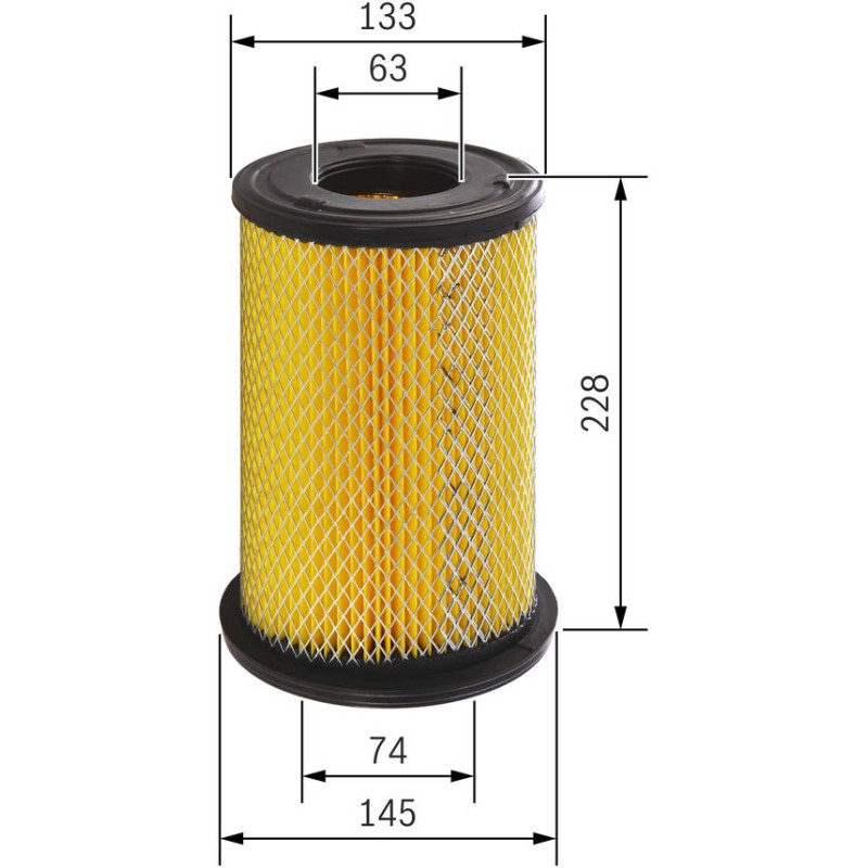 S0199 FILTRE AIR NISSAN