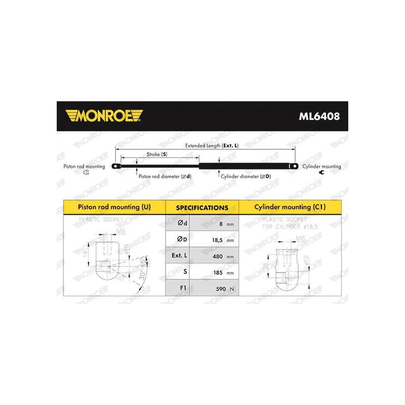 VERIN COFFRE AR AUDI Q3