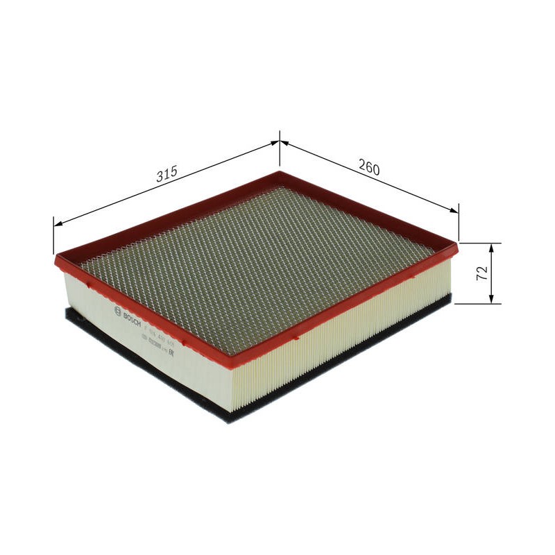 S0609 FILTRE AIR VW