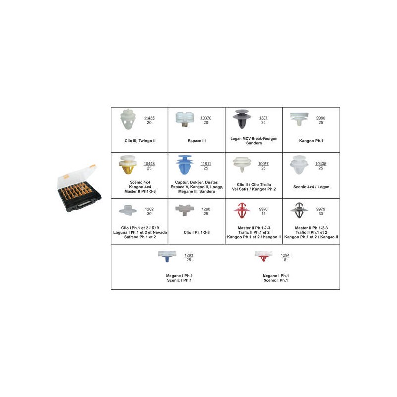 COFFRET RENAULT MOULURES