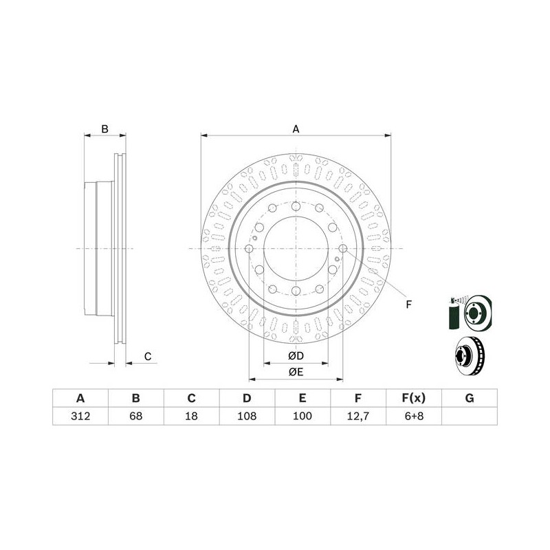 DISQUE - BD2526 - (BOITE DE 1)