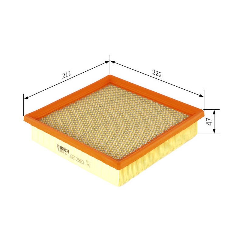 S0464 FILTRE AIR LANCIA