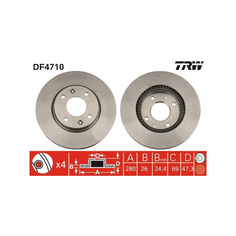 PAIRE DE DISQUES