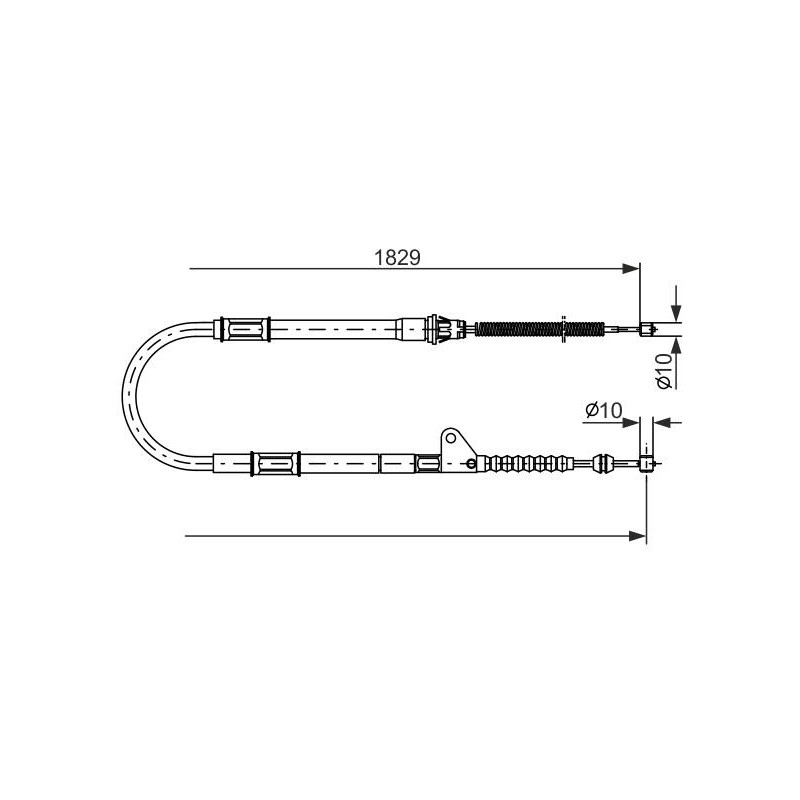 CABLE FREIN BC407
