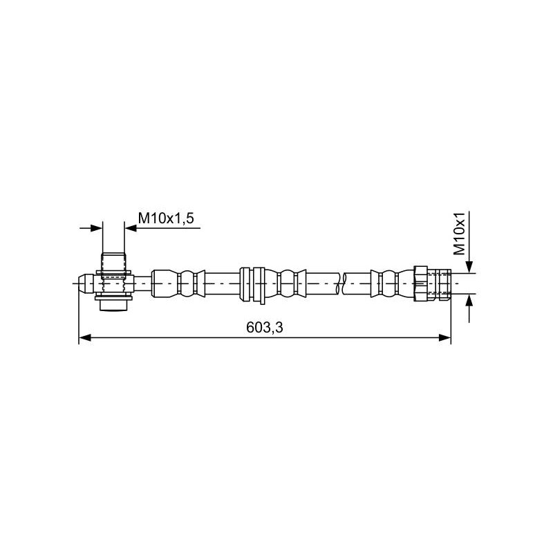 FLEXIBLE DE FREIN BH1626