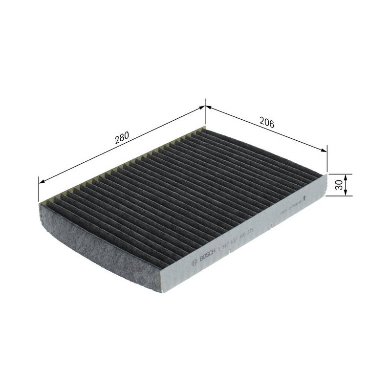 R2300 FILTRE HAB CHARBON VW