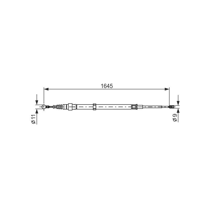 CABLE FREIN BC1085