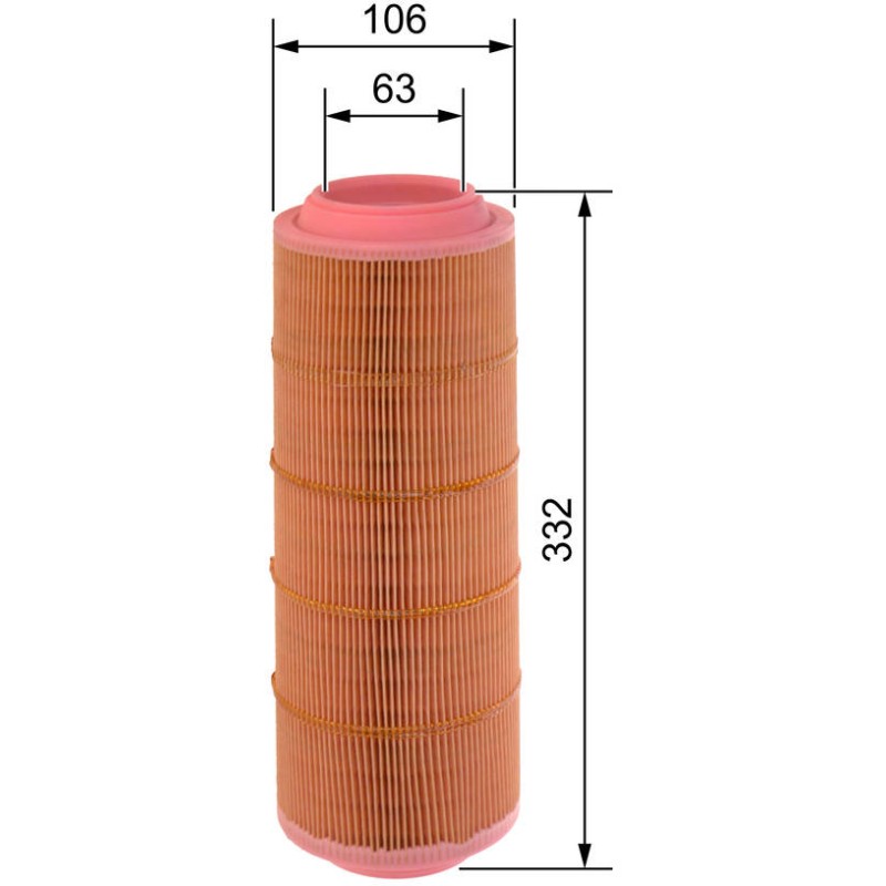 S3069 FILTRE AIR MB