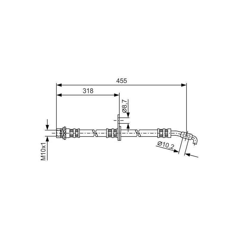 FLEXIBLE FREIN BH857