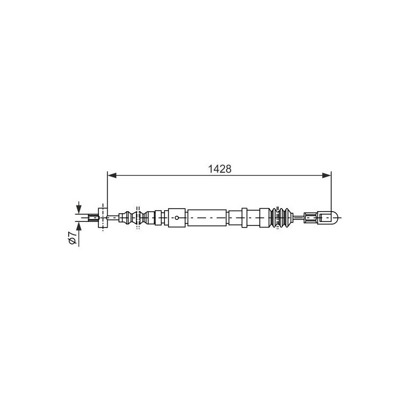 CABLE FREIN BC255