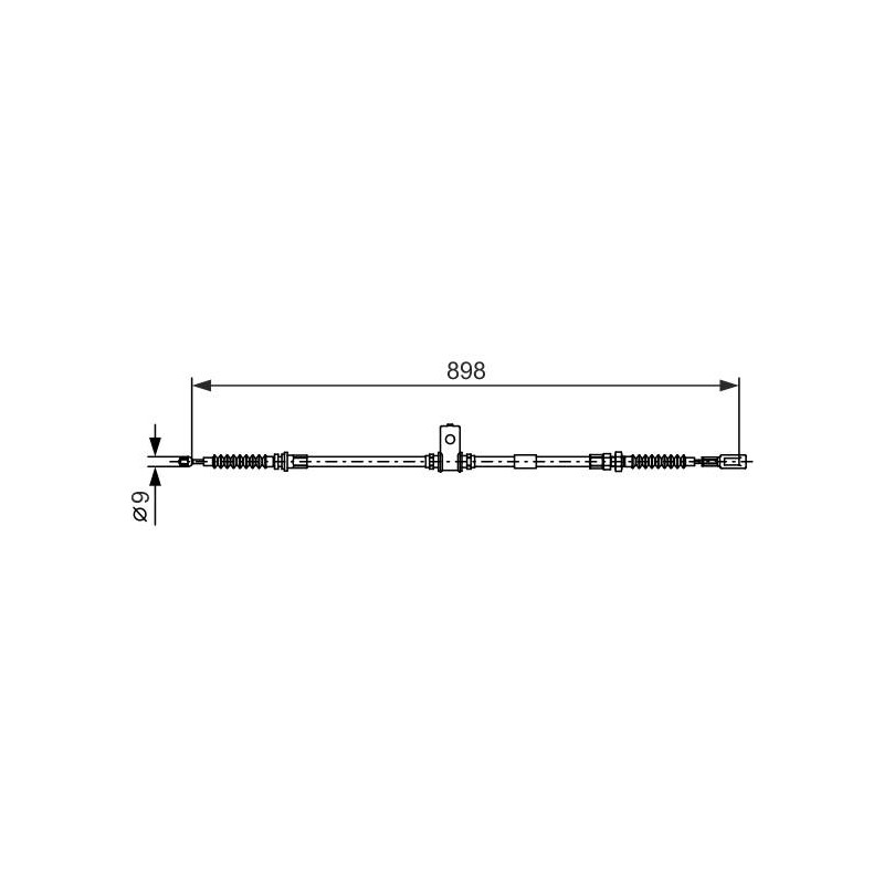 CABLE FREIN BC1281