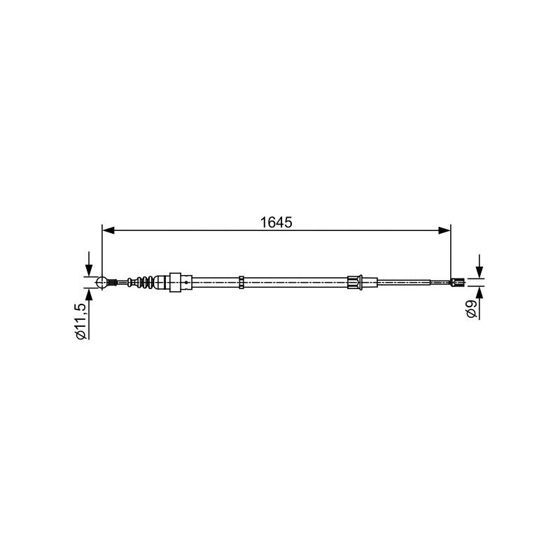 CABLE FREIN BC2451