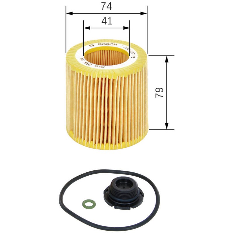 P7175 FILTRE HUILE BMW