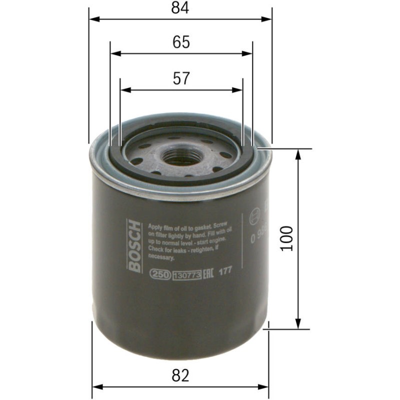 P2023 FILTRE HUILE FORD