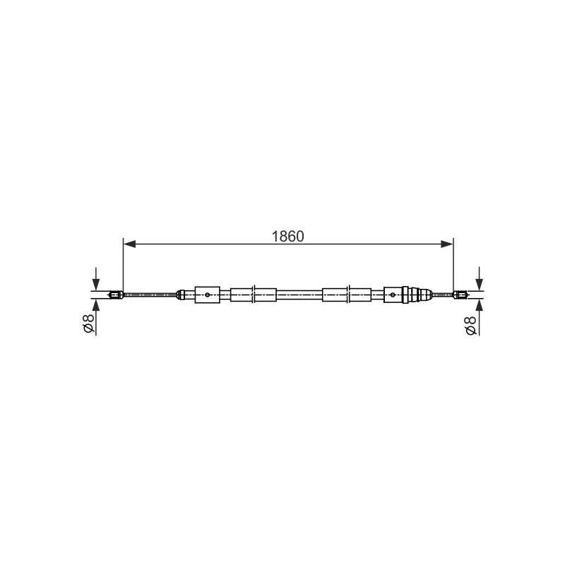 CABLE FREIN BC2540
