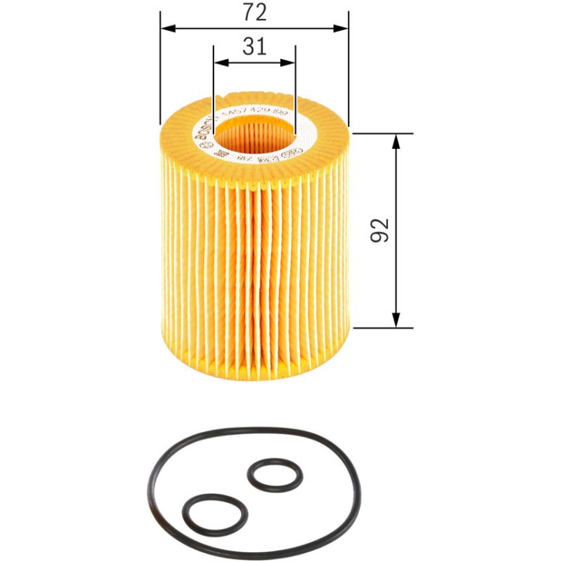 P9199 FILTRE HUILE OPEL