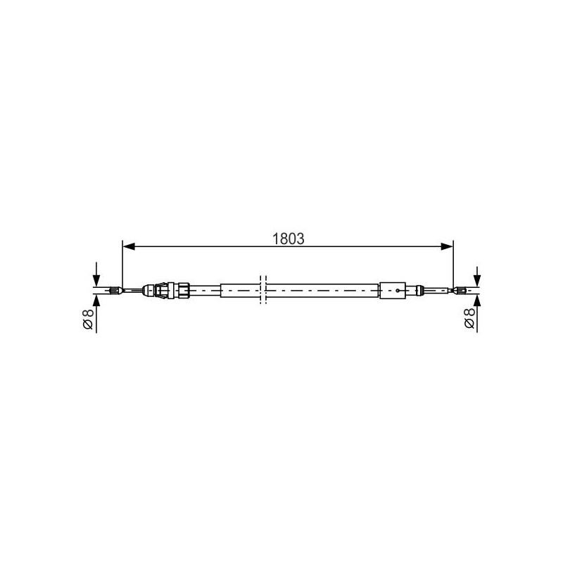 CABLE FREIN BC1201