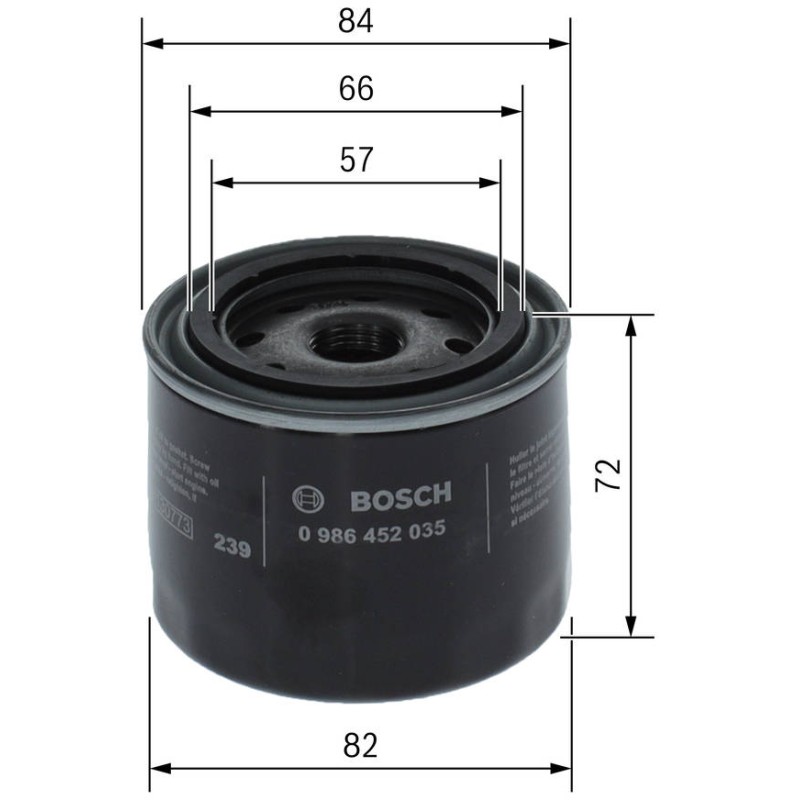 P2035 FILTRE HUILE NISSAN