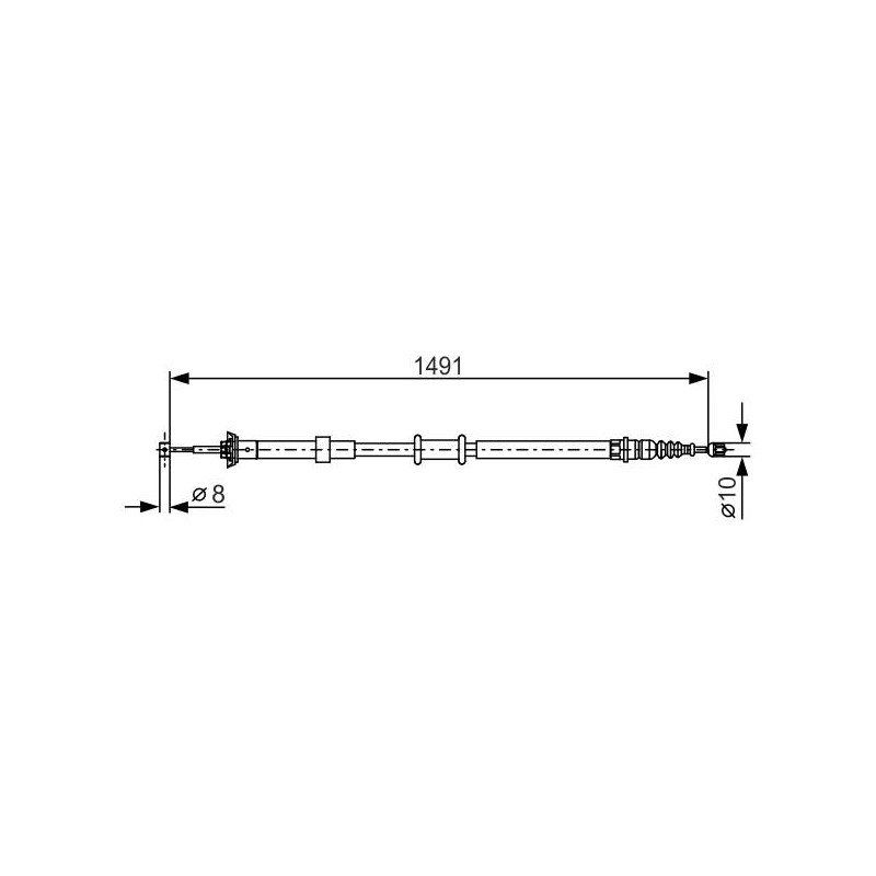 CABLE FREIN BC1096