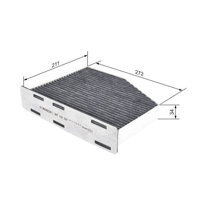 R2597 FILTRE HAB CHARBON VW