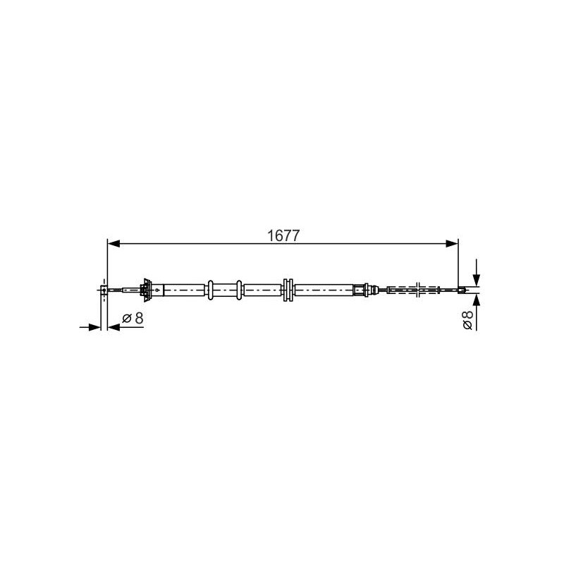 CABLE FREIN BC1102