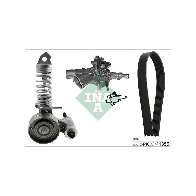 KIT COURROIE ACCESSOIRES AVEC POMPE