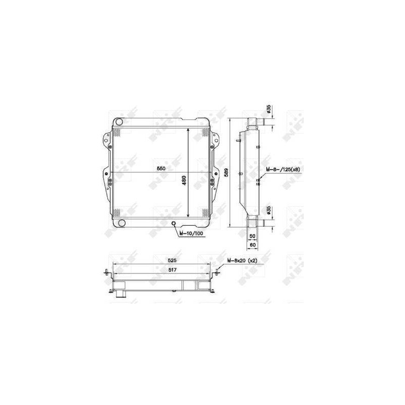 RAD TOYOTA LAND CRUISER 2.4D 84- RA