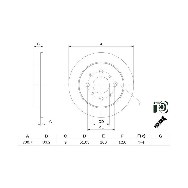 DISQUE - BD2526 - (BOITE DE 2)