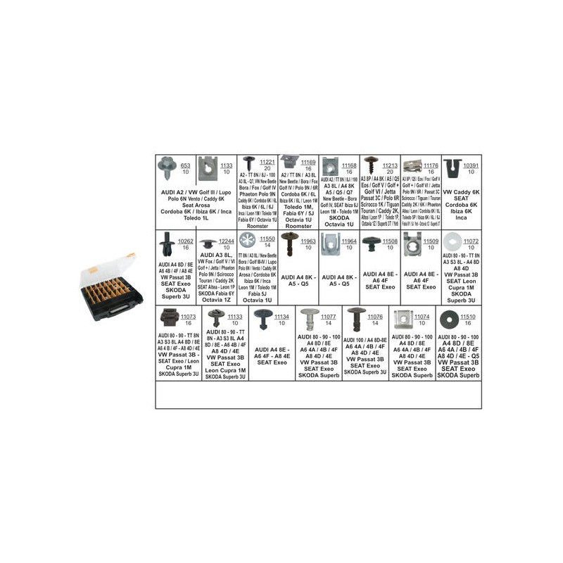COFFRET CARENAGE S/MOTEUR GVF