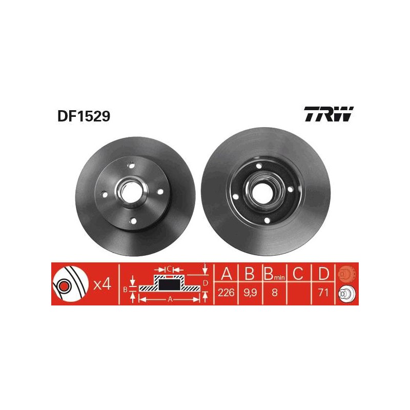 PAIRE DE DISQUES
