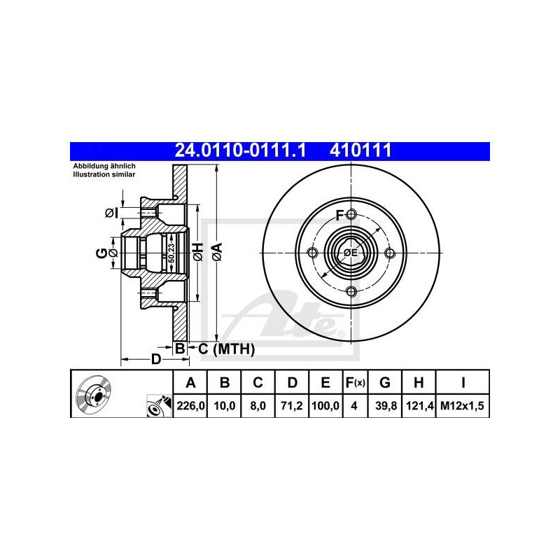 DISQUE PRIX UNITAIRE