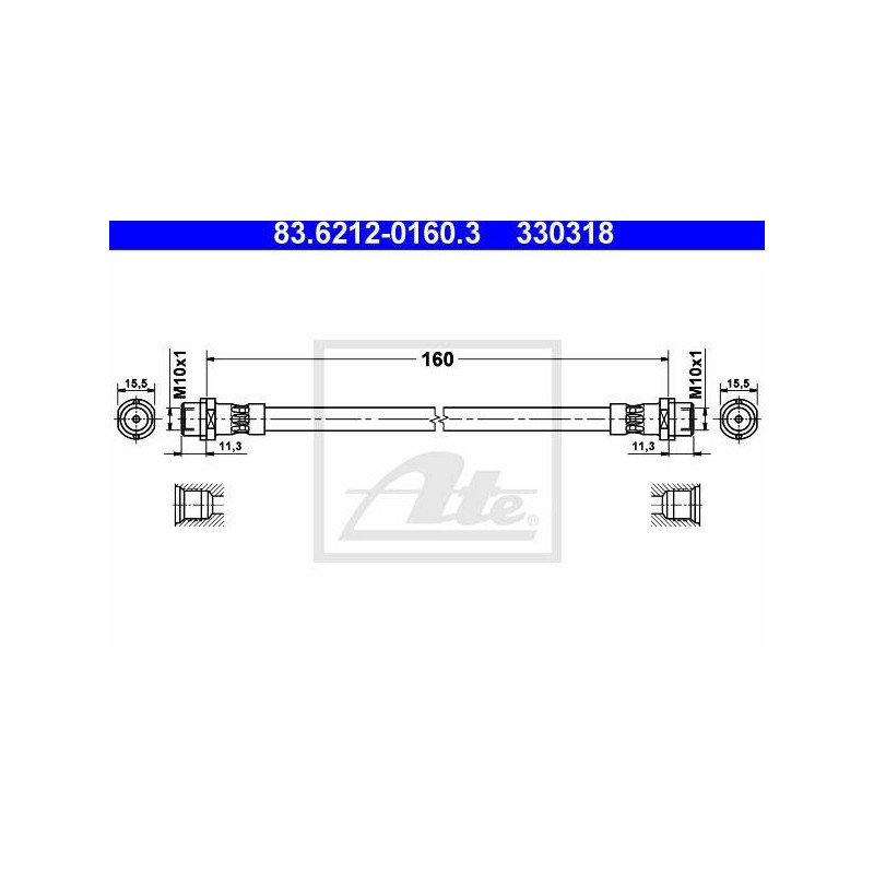 FLEXIBLE DE FREIN / EMBRAYAGE