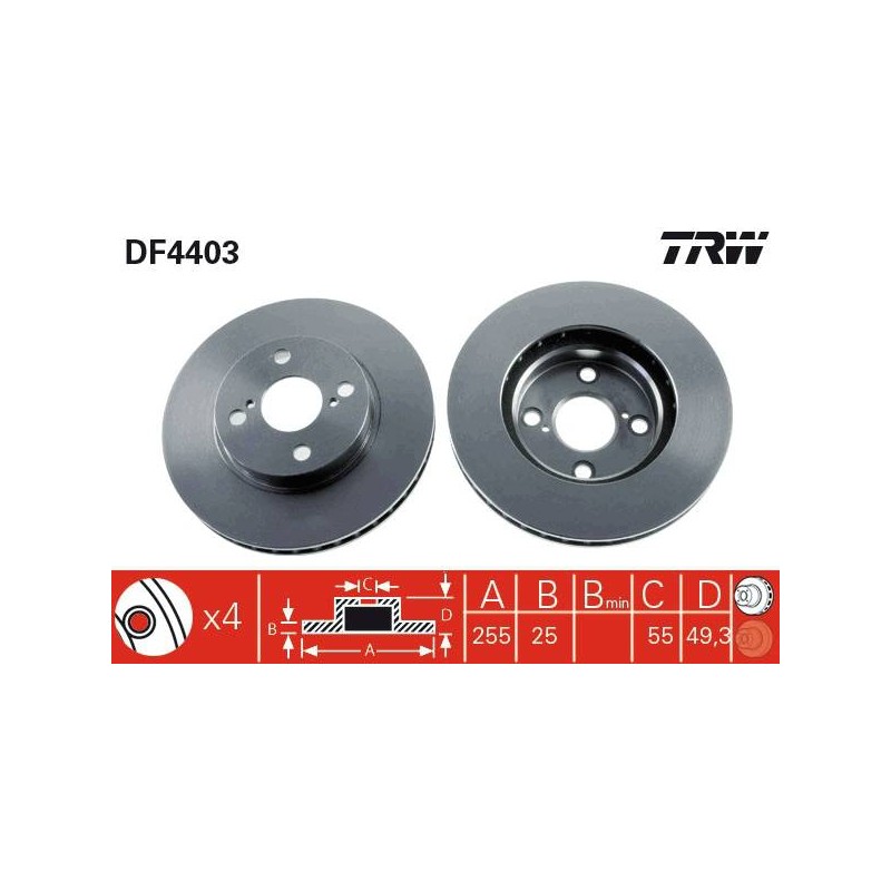 PAIRE DE DISQUES