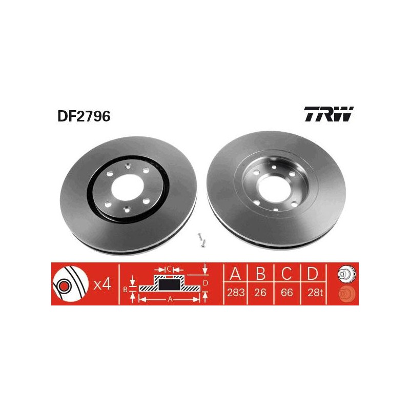 PAIRE DE DISQUES