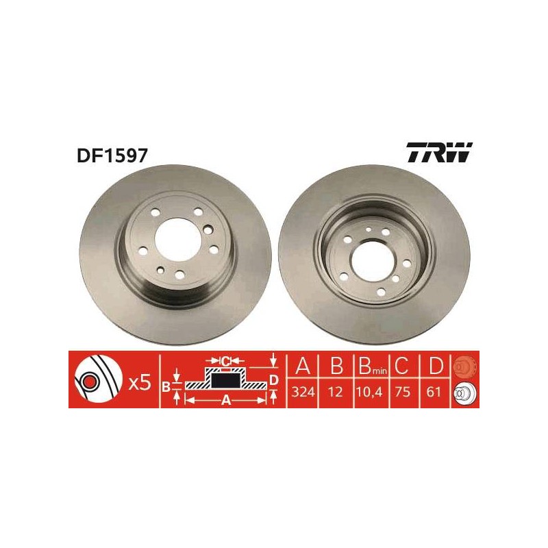 PAIRE DE DISQUES