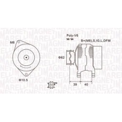 ALT EQ POUR TOYOTA AURIS/COROLLA
