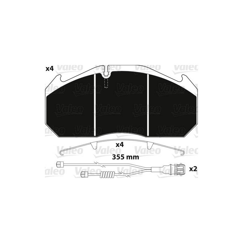 PLAQ. DE FREIN RENAULT MAGNUM/PREMI