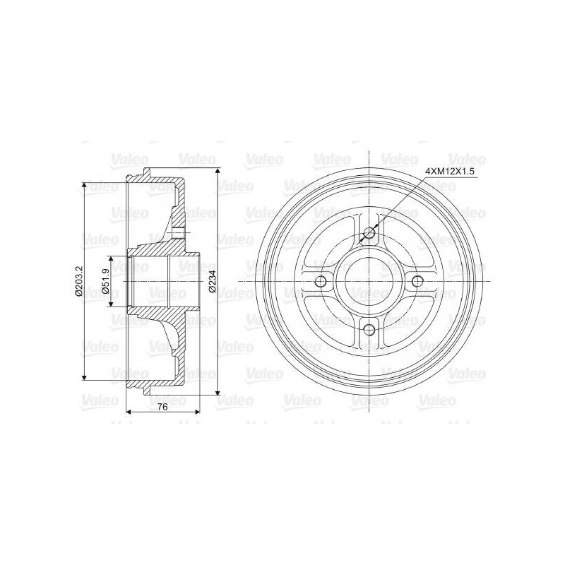 TAMBOUR FR REN TWINGO / CLIO II / M