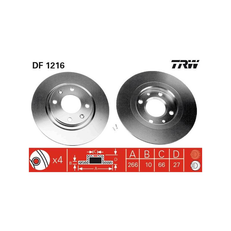 PAIRE DE DISQUES