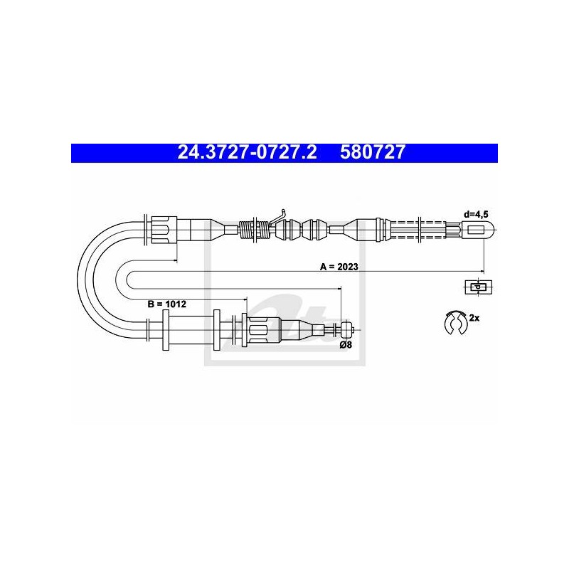 CABLE DE FREIN A MAIN