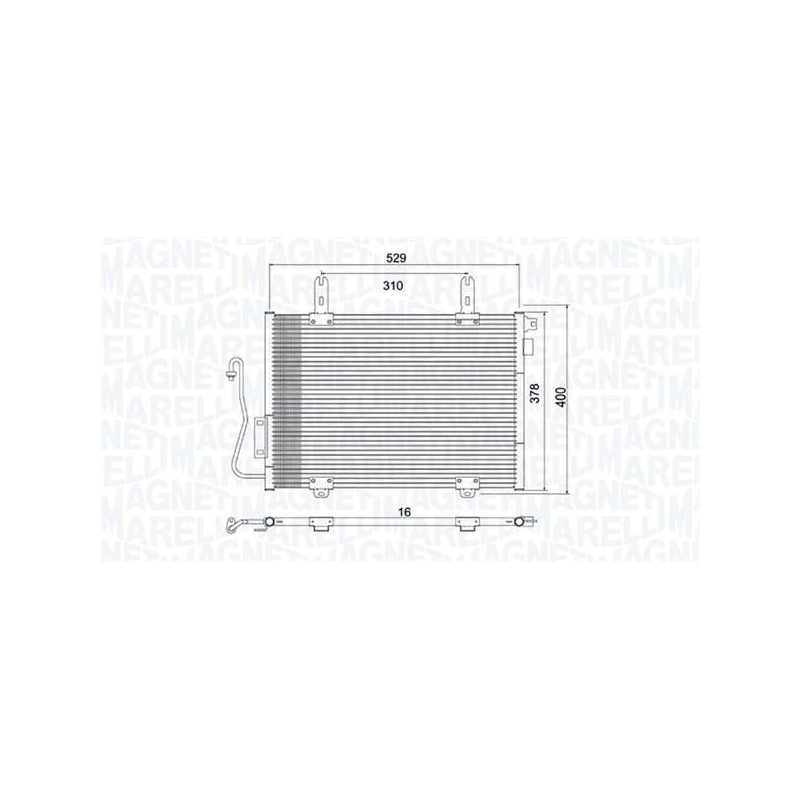 CONDENSEUR POUR RENAULT CLIO II